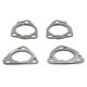 PPE 118062050 2017-2024 GM 6.6L DURAMAX STAINLESS-STEEL GASKET SET FOR DURAMAX L5P UP-PIPES (4 PCS)