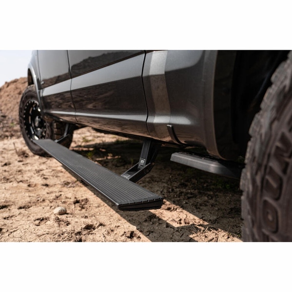 AMP Research 78254-01A PowerStep XTreme Electric Running Boards Plug N' Play System for 2019 Silverado & Sierra 1500 with Crew Cab AMP Research 78254-01A PowerStep XTreme Electric Running Boards Plug N' Play System for 2019 Silverado & Sierra 1500 with Crew Cab