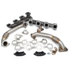 PPE Exhaust Manifold w/Up-Pipes GM 2001 CA, 01-04 FED LB7 No Y - Silver
